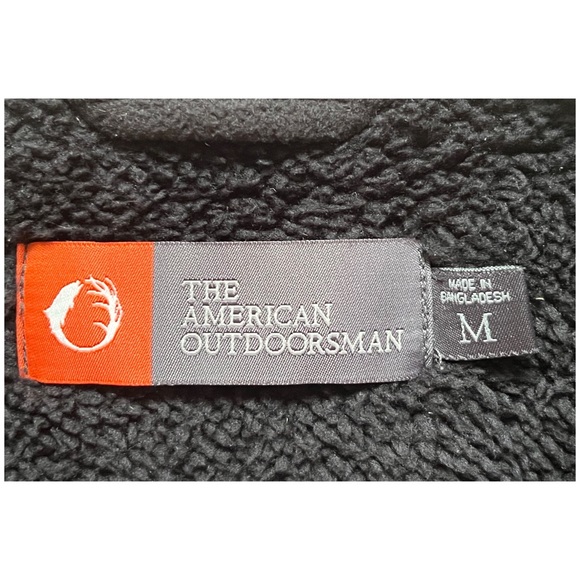 The American Outdoorsman Mens Sherpa Bonded Fleece Midweight Shirt Jacket Size M - Picture 5 of 6